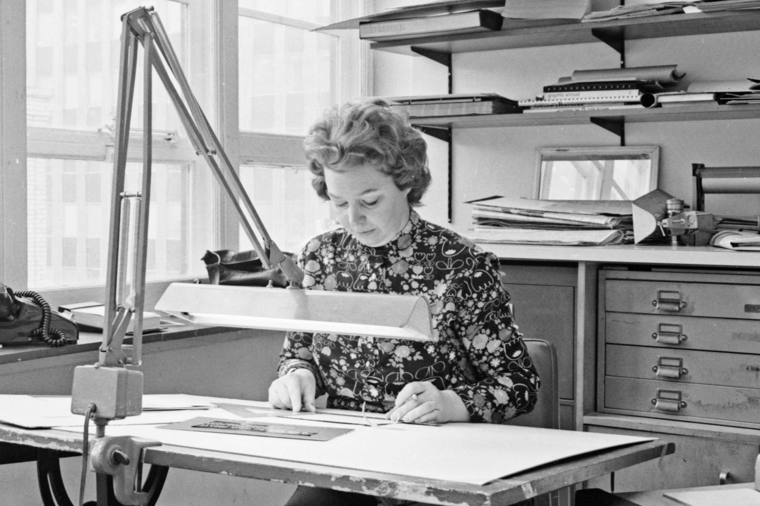 Margaret Stewart, shown in 1974.